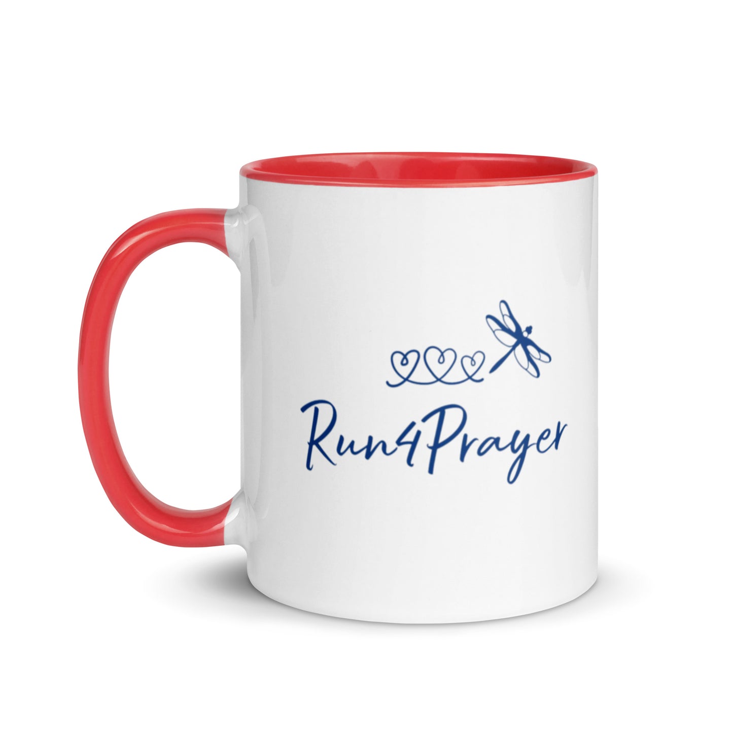 Run4Prayer Heart Path DF Mug with Color Inside