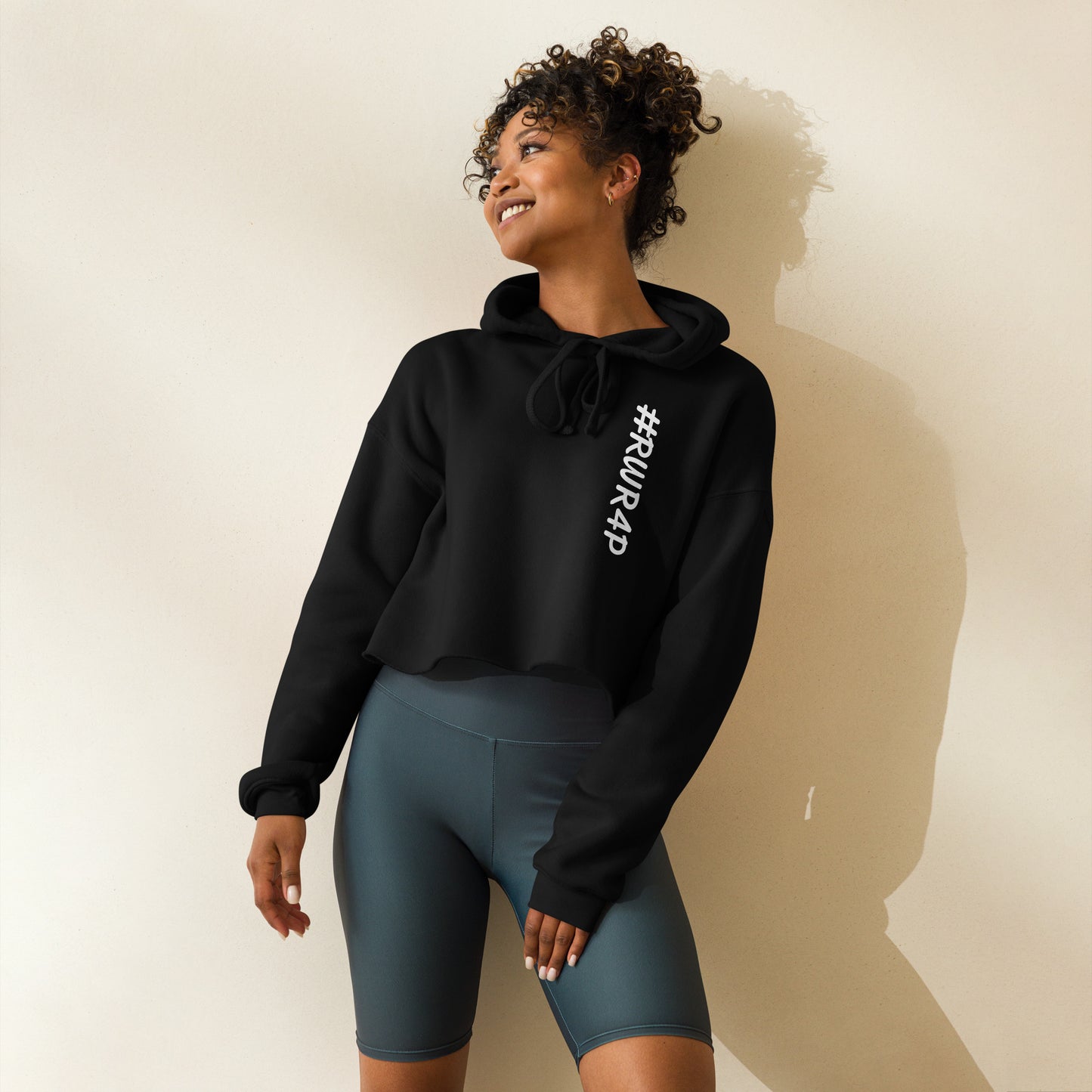 #RWR4P (RunWalkRide4Prayer) Crop Hoodie