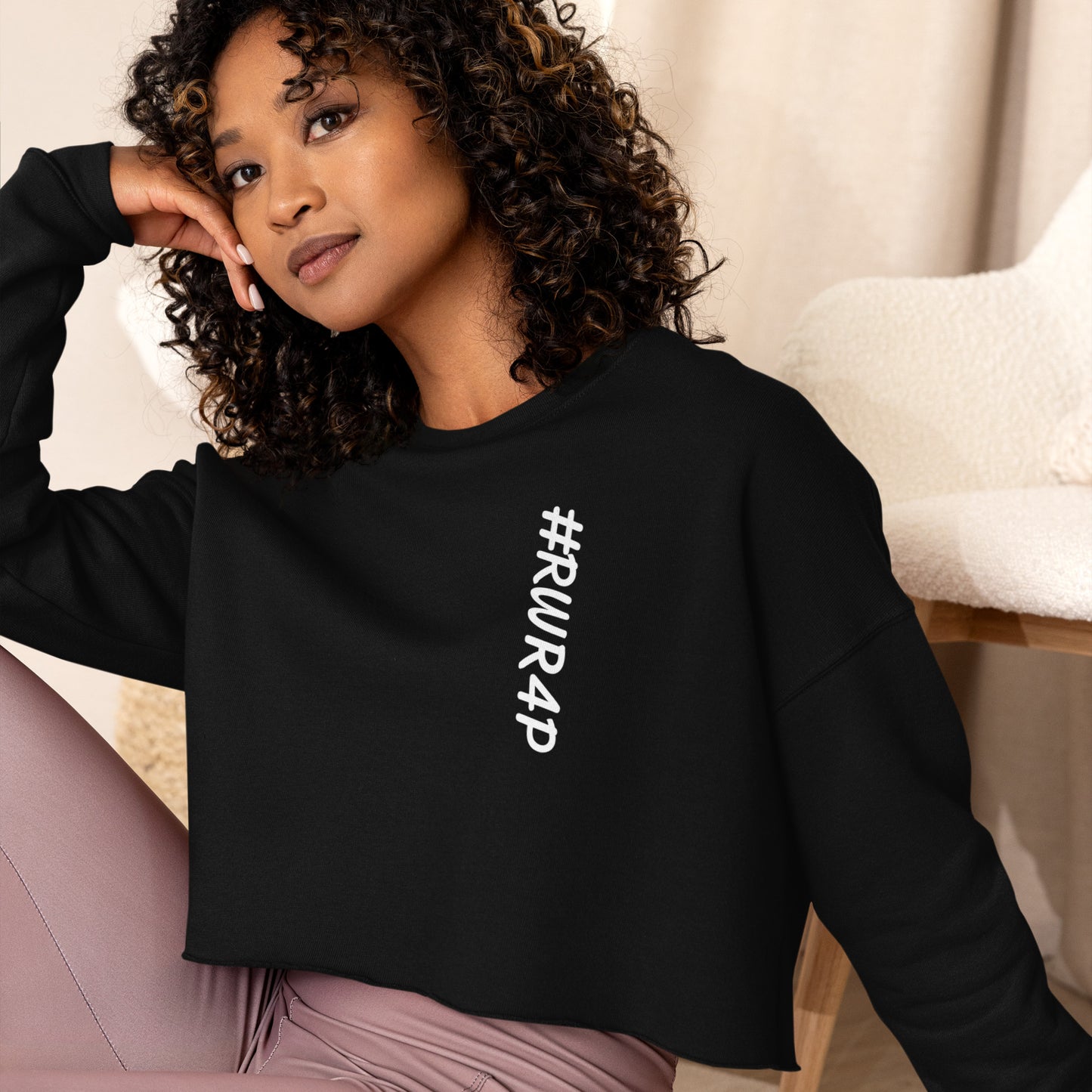 #RWR4P Crop Sweatshirt