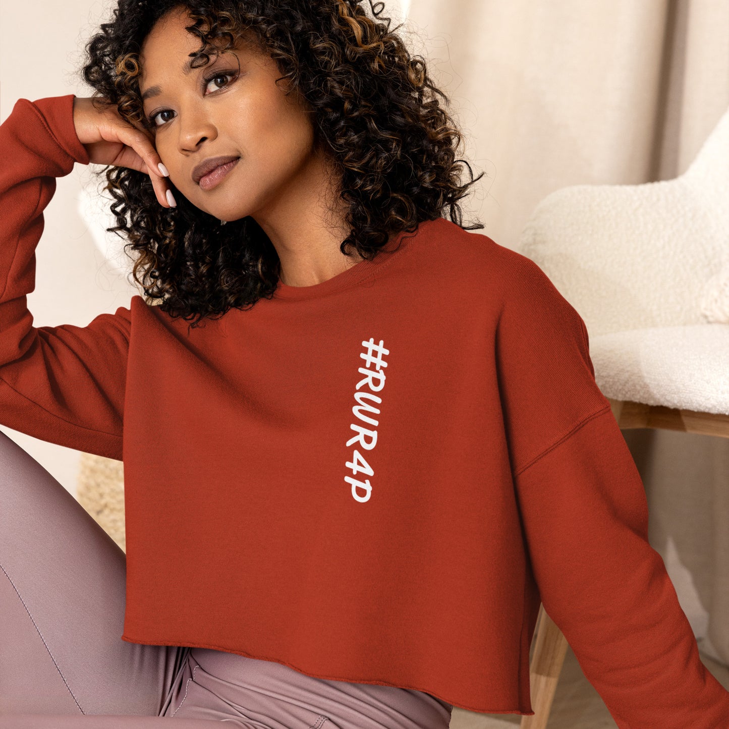 #RWR4P Crop Sweatshirt