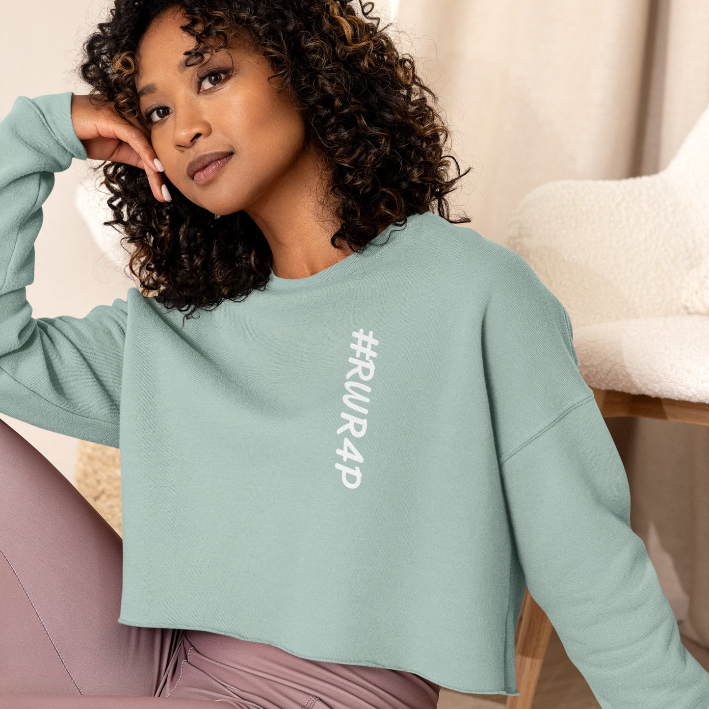 #RWR4P Crop Sweatshirt
