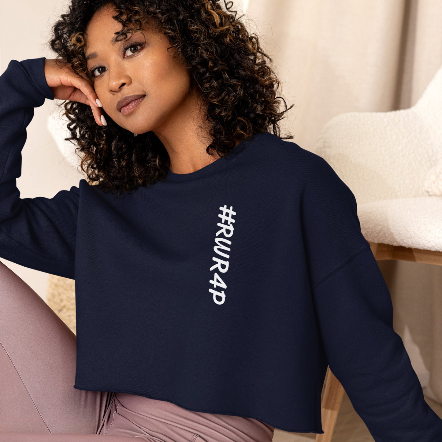 #RWR4P Crop Sweatshirt