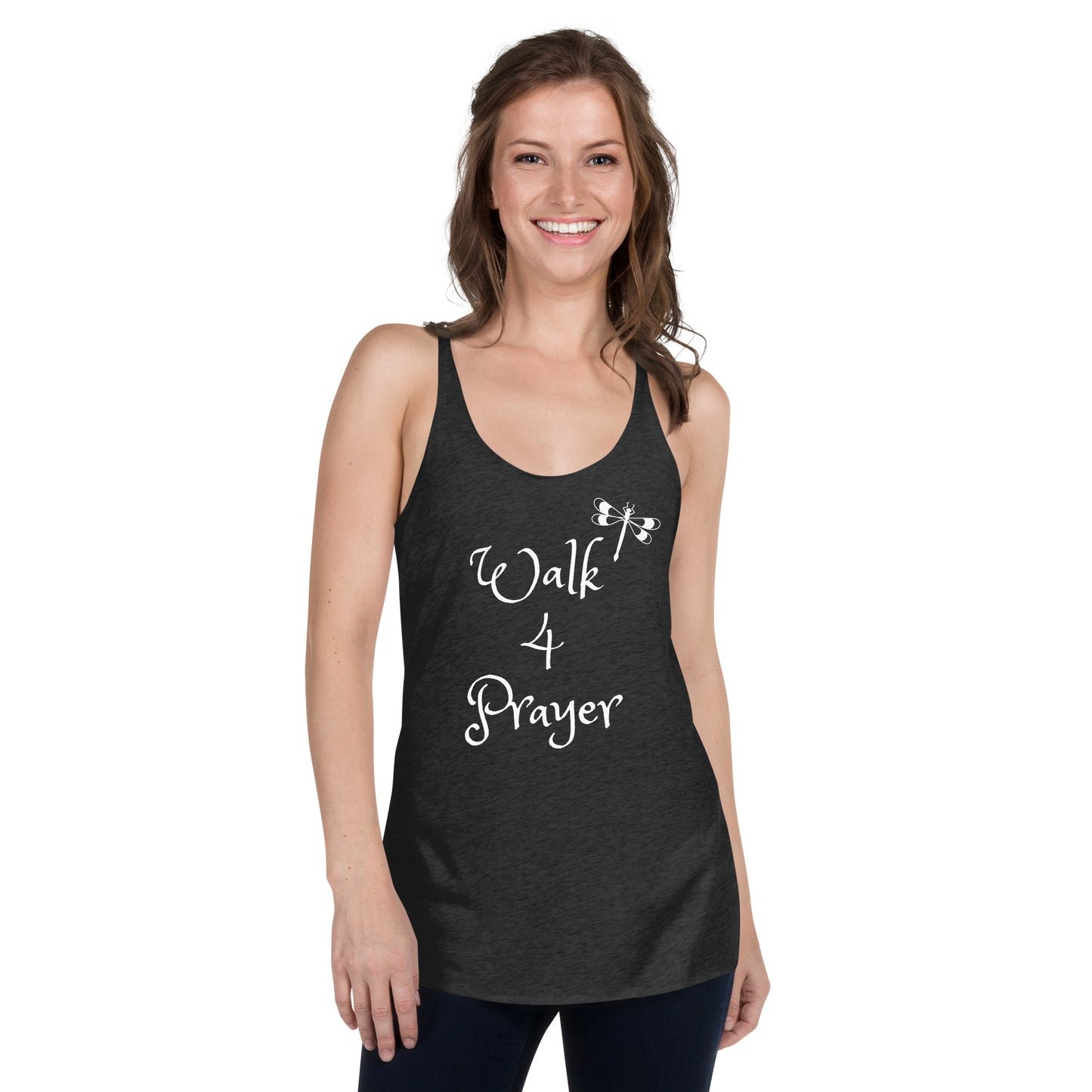 Walk 4 Prayer Dragonfly Women's Racerback Tank