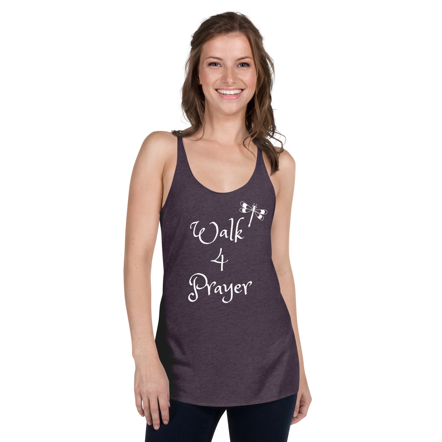 Walk 4 Prayer Dragonfly Women's Racerback Tank