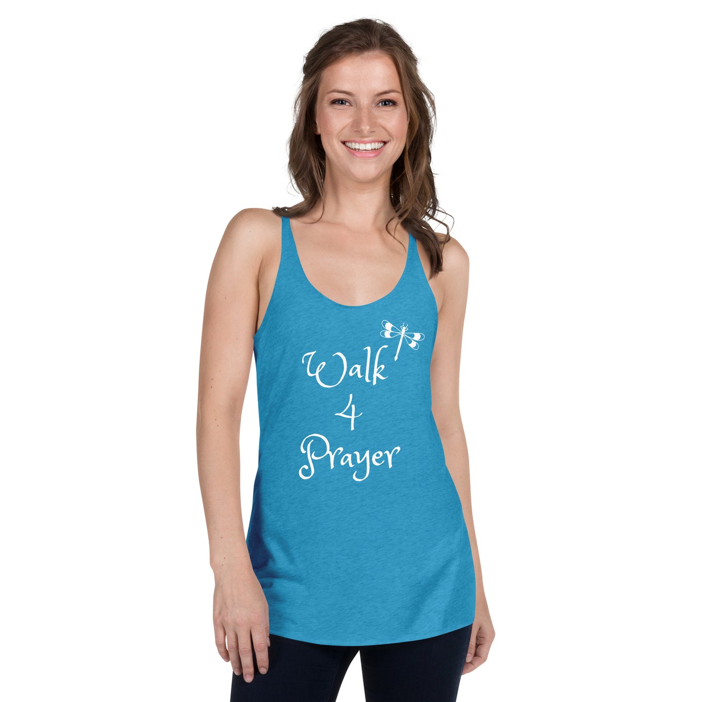 Walk 4 Prayer Dragonfly Women's Racerback Tank
