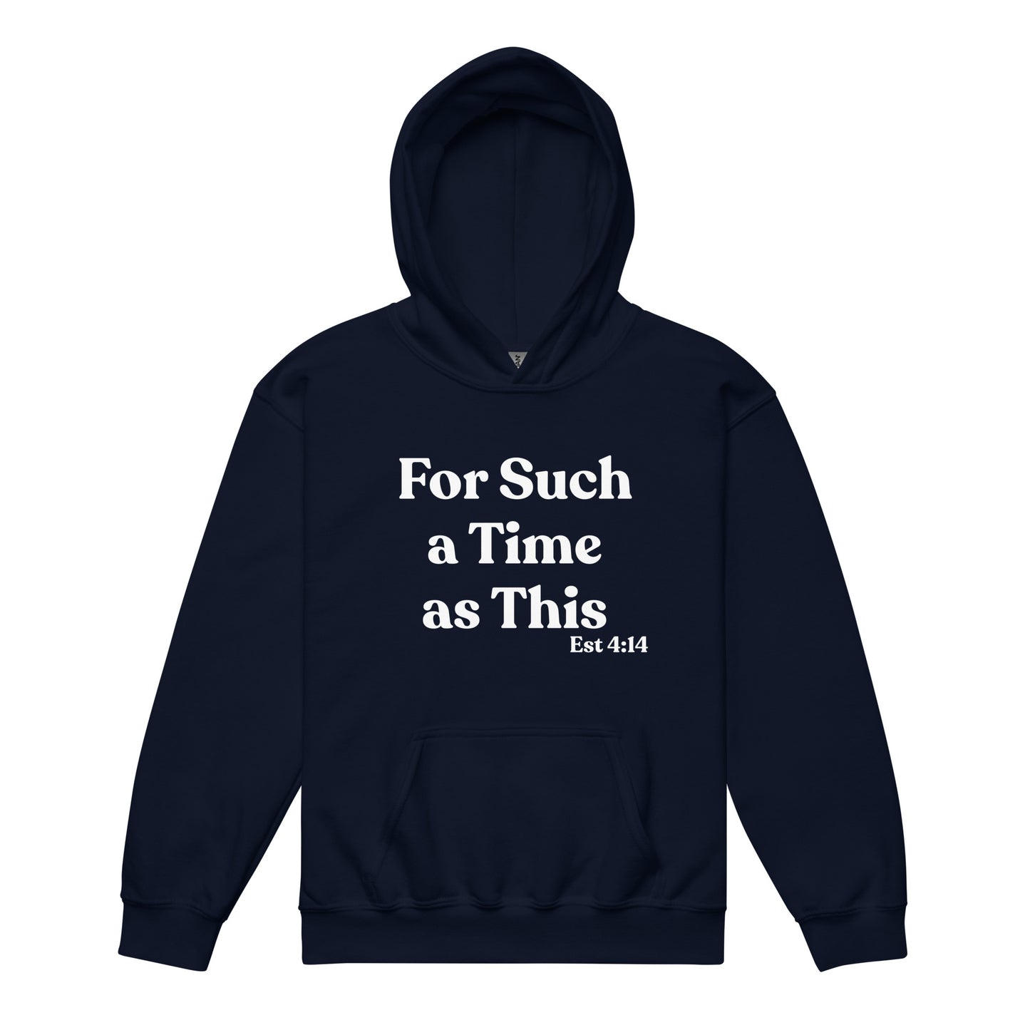 For Such a Time as This Est 4:14 Youth heavy blend hoodie