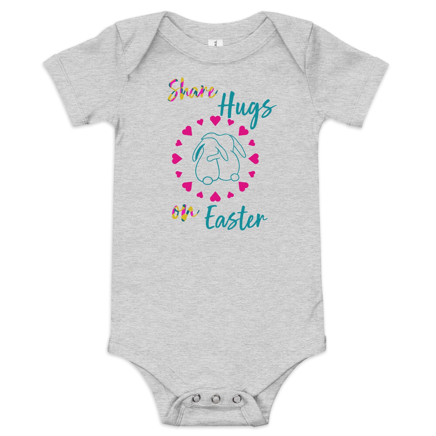 Share Hugs on Easter Baby Onesie