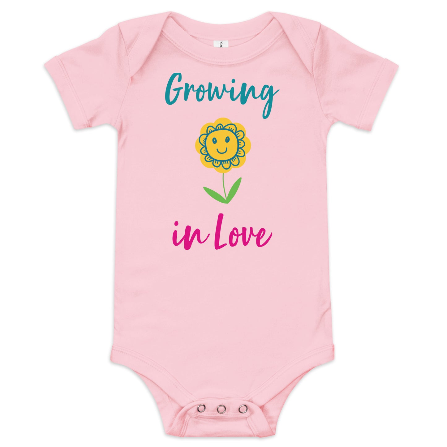 Growing in Love Baby Onesie