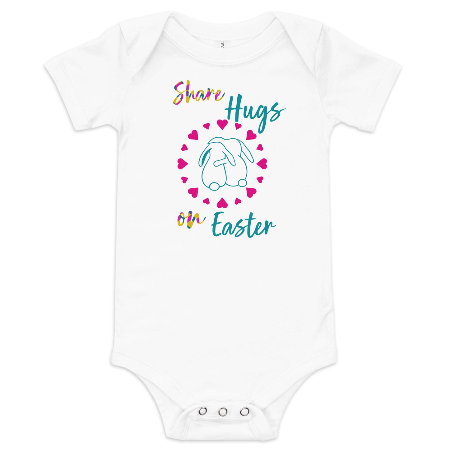 Share Hugs on Easter Baby Onesie