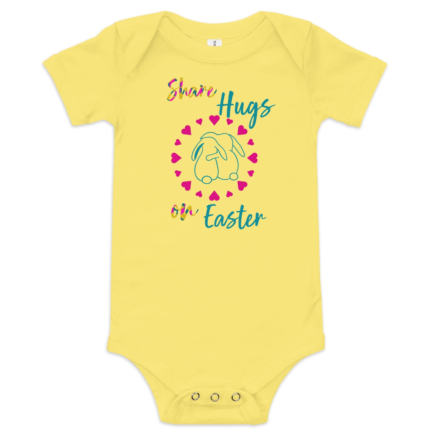 Share Hugs on Easter Baby Onesie