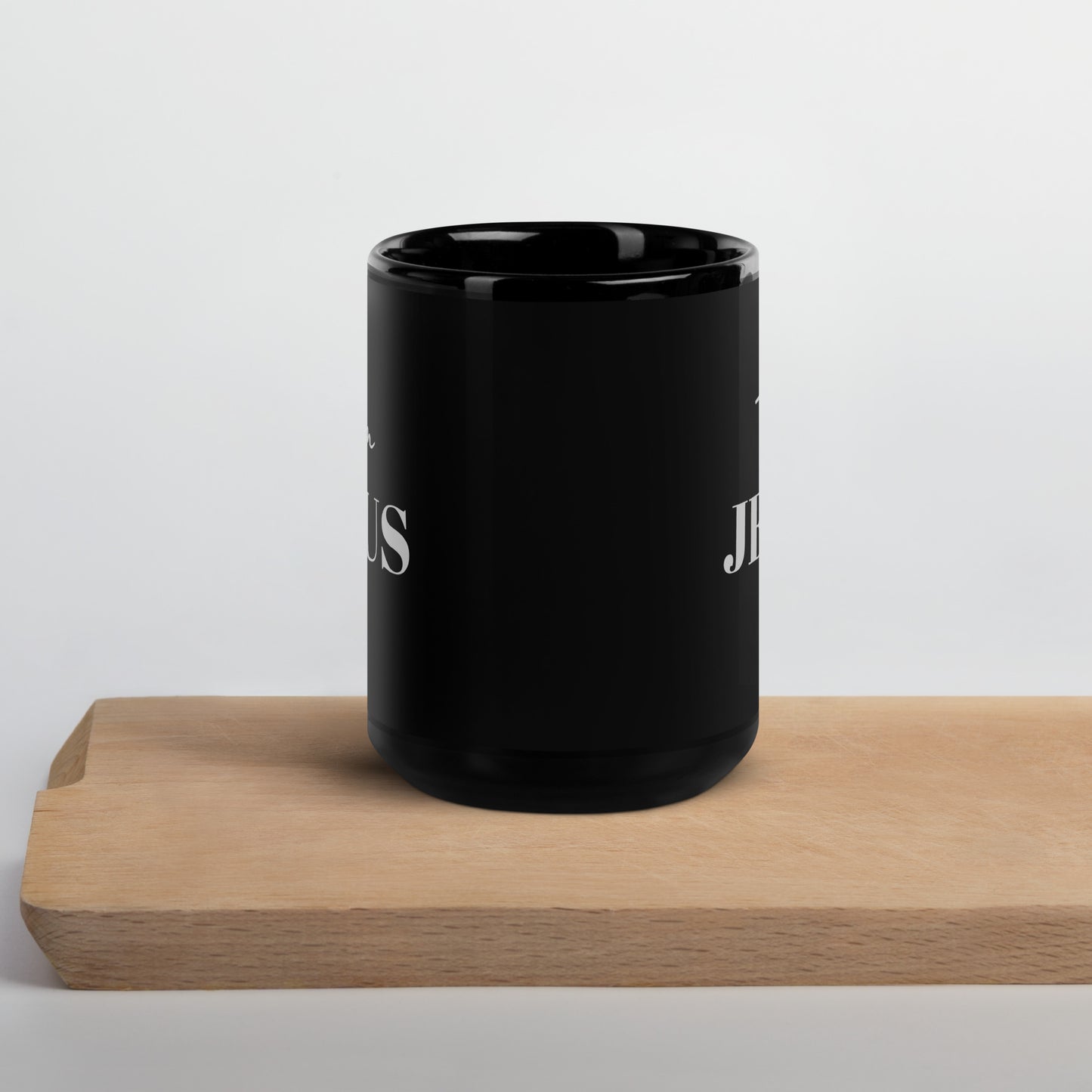 Team JESUS Black Glossy Mug