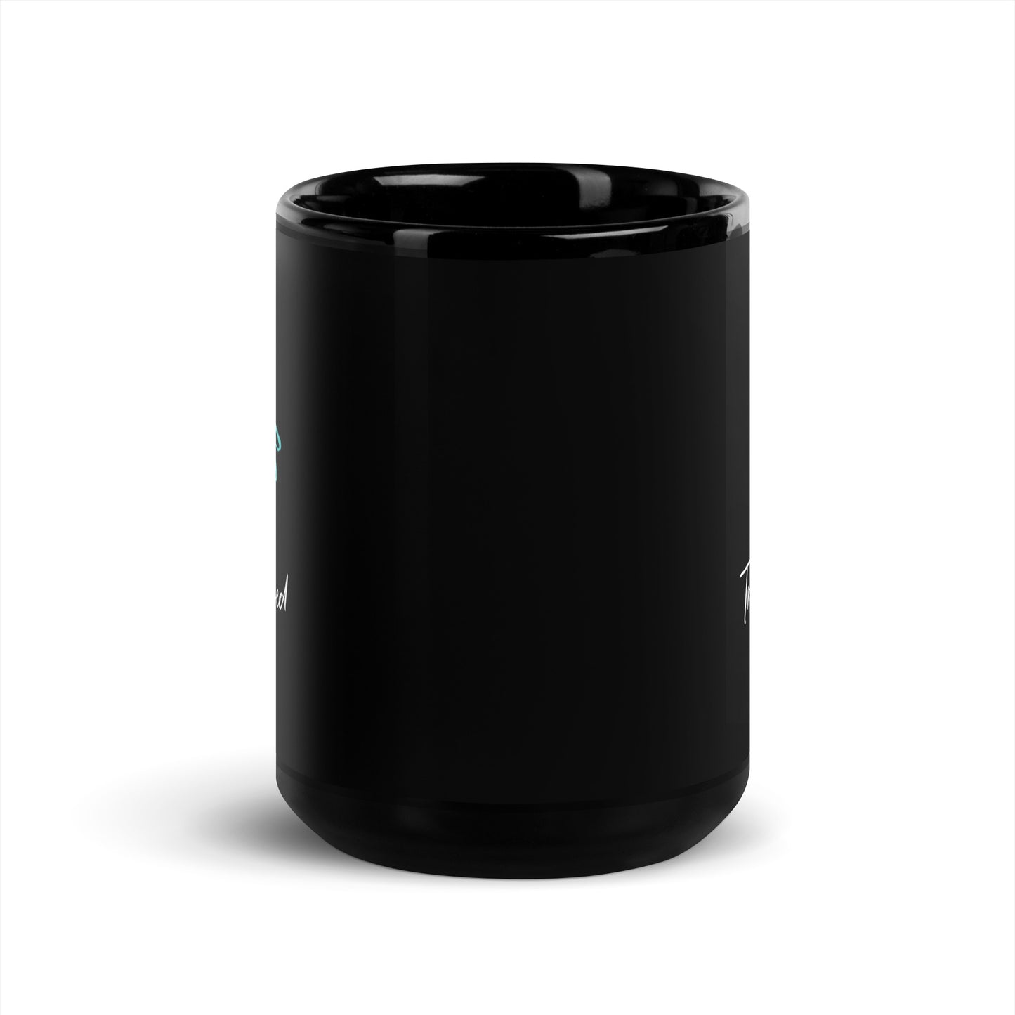 Be Transformed Dragonfly Black Glossy Mug
