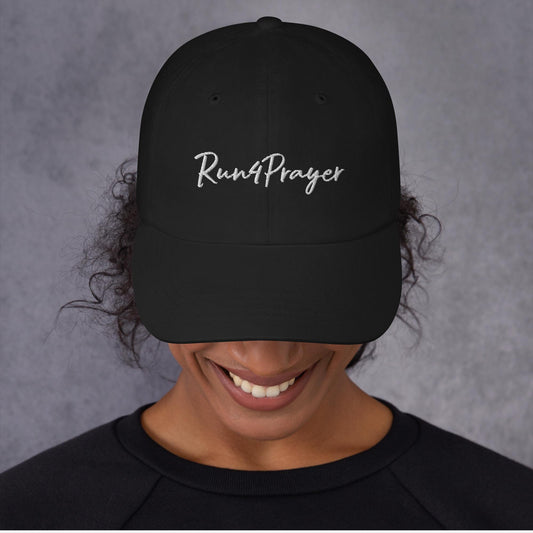 Run4Prayer Hat (White Stitch)