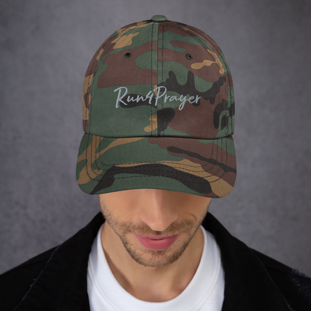 Run4Prayer Hat (Grey Stitch)