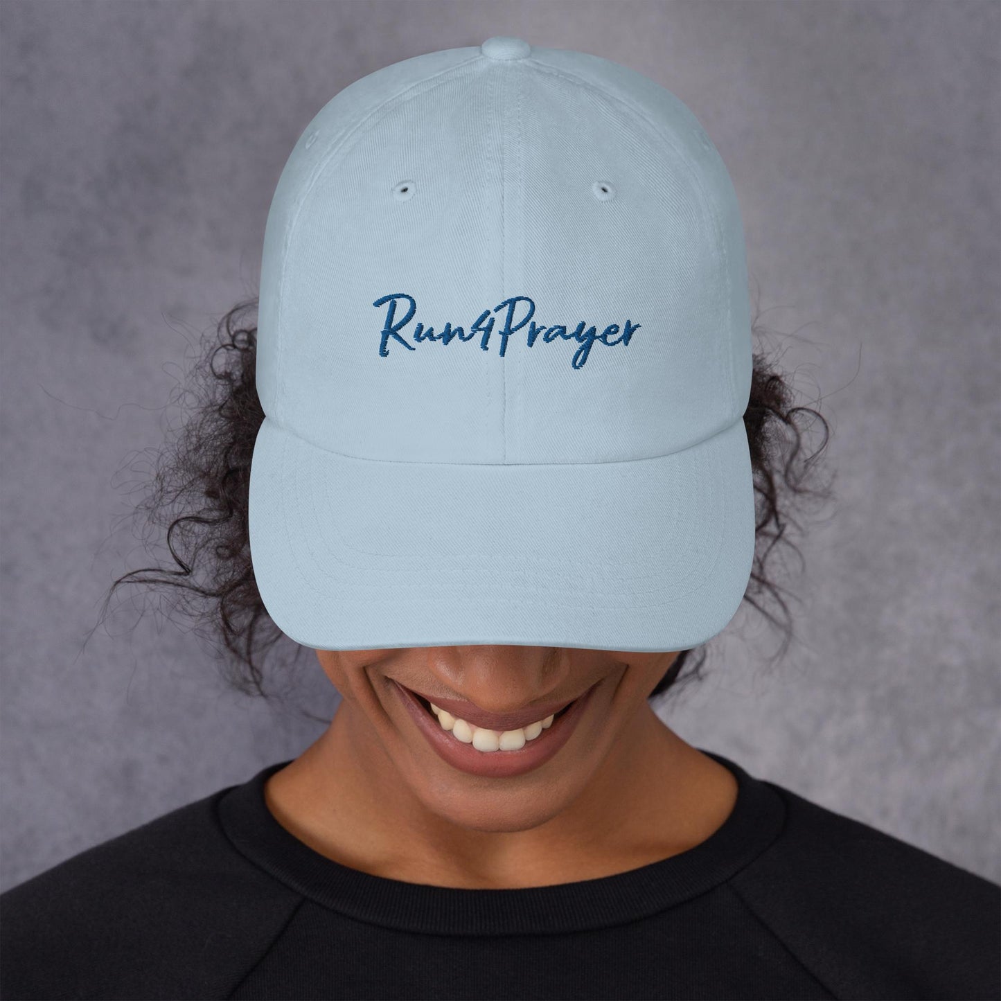 Run4Prayer Hat (Blue stitch)