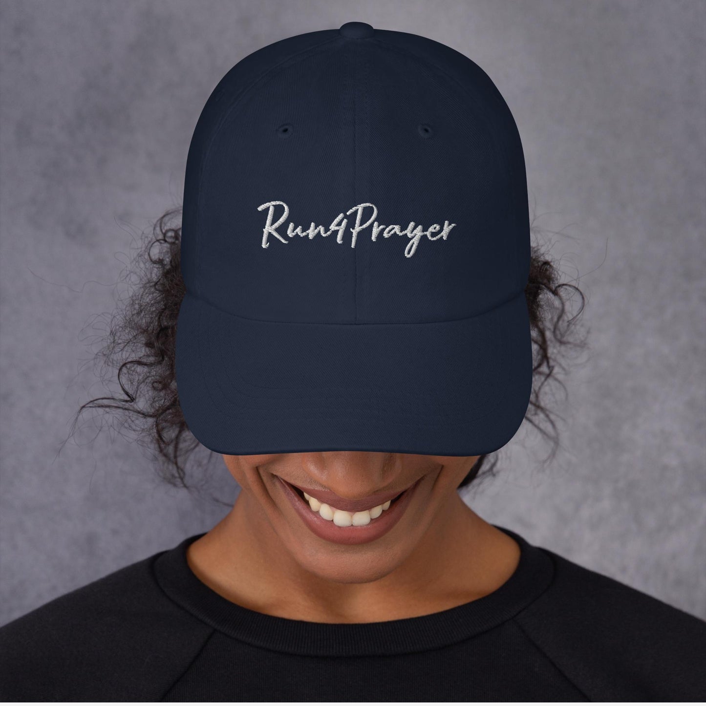 Run4Prayer Hat (White Stitch)