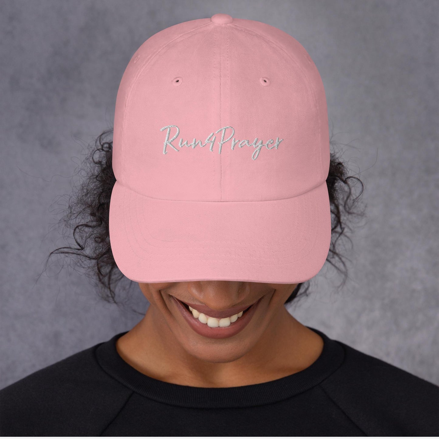 Run4Prayer Hat (White Stitch)