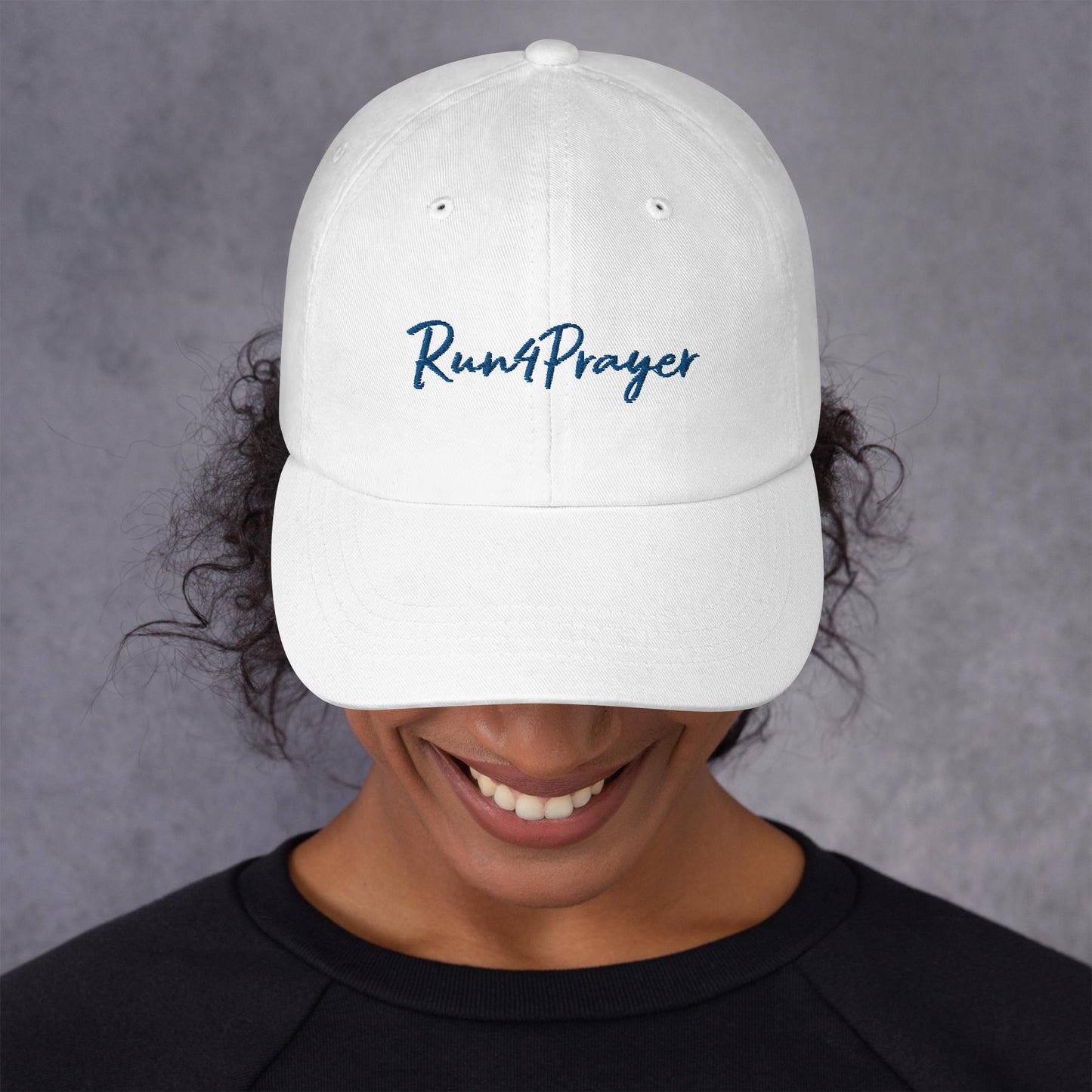 Run4Prayer Hat (Blue stitch)