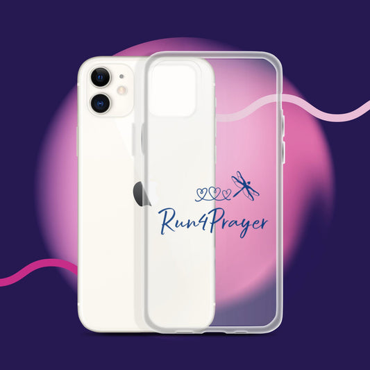 Run4Prayer Heart Path Dragonfly Clear Case for iPhone®