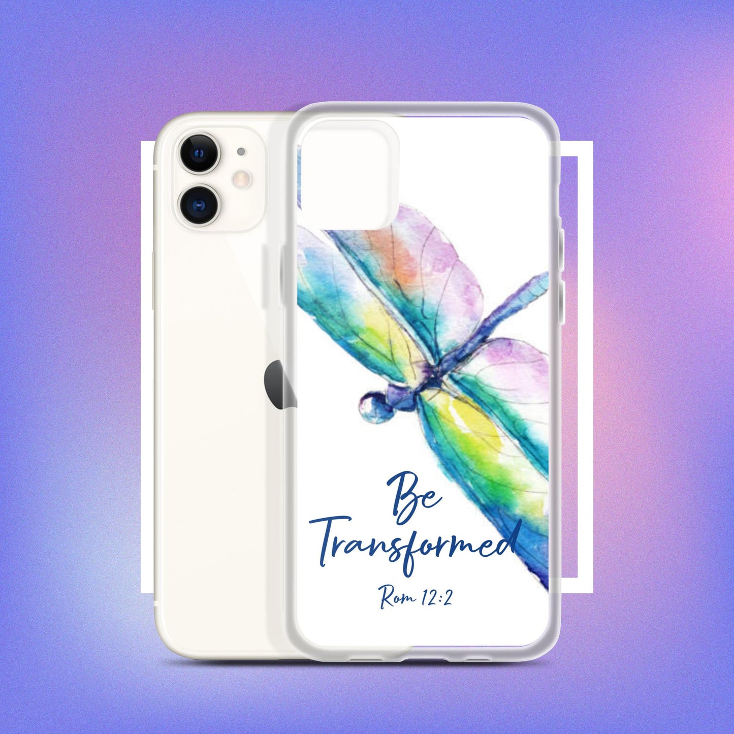 Be Transformed Rom 12:2 Clear Case for iPhone®