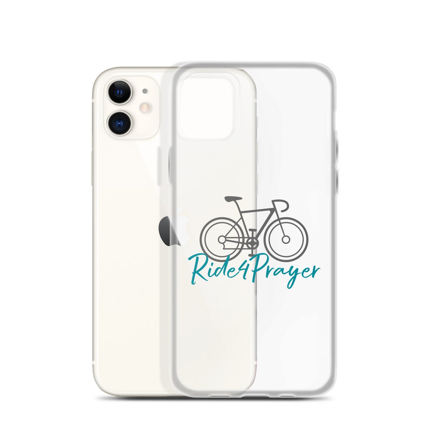 Ride4Prayer Bicycle Clear Case for iPhone®