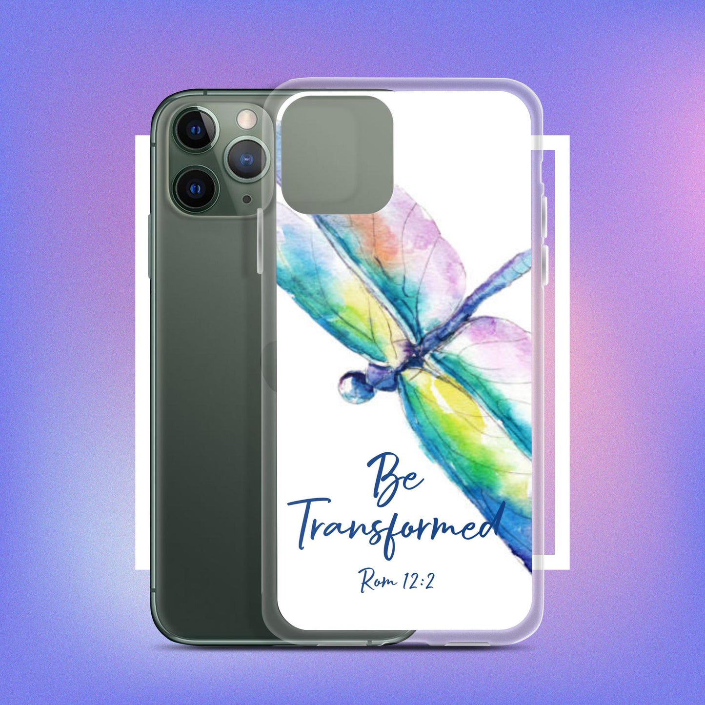 Be Transformed Rom 12:2 Clear Case for iPhone®