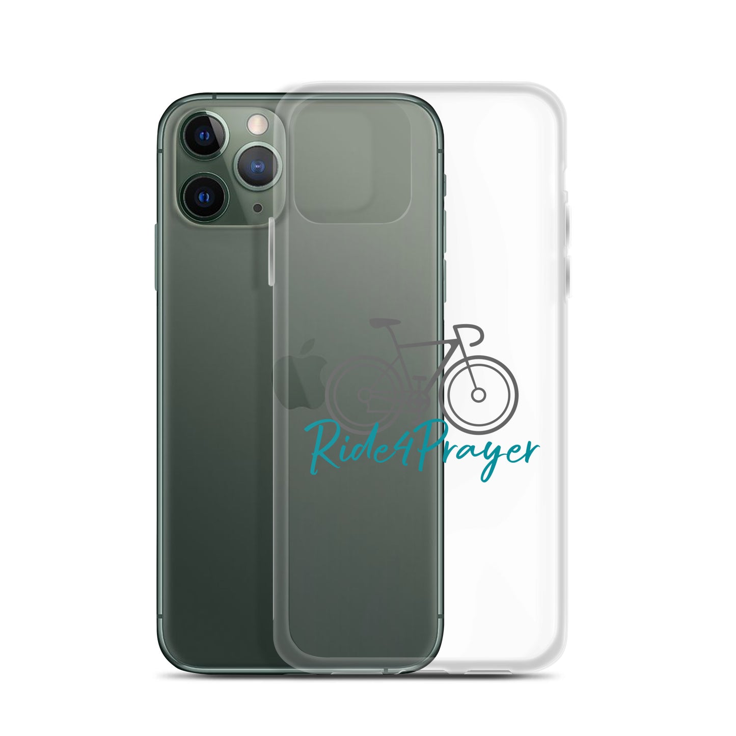 Ride4Prayer Bicycle Clear Case for iPhone®