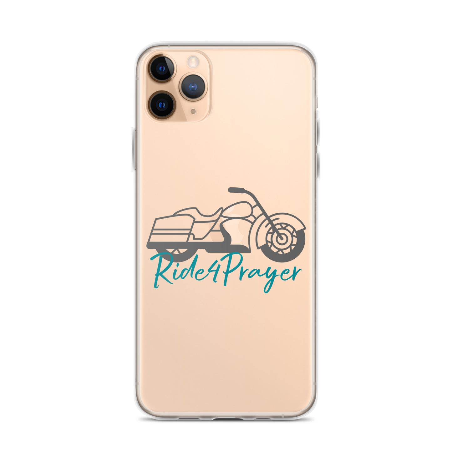 Ride4Prayer Motorcycle Clear Case for iPhone®