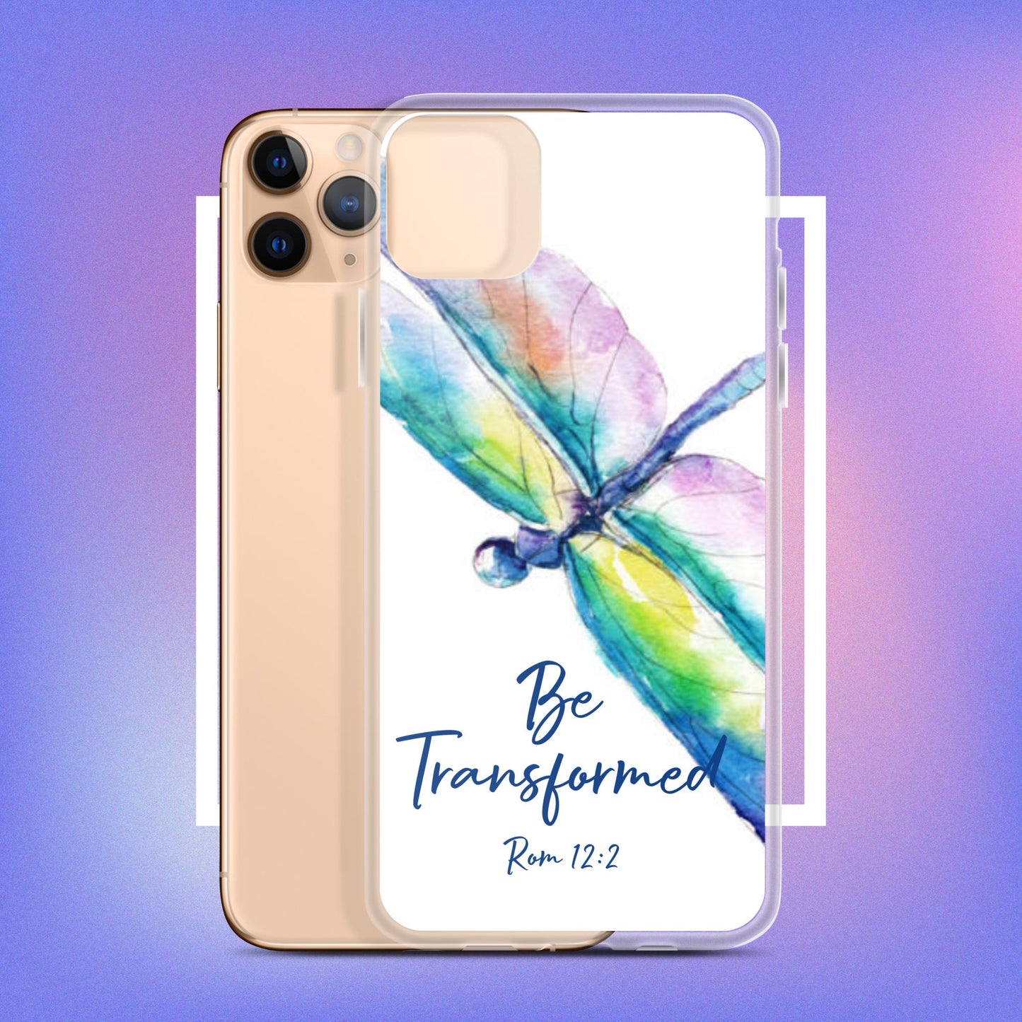 Be Transformed Rom 12:2 Clear Case for iPhone®