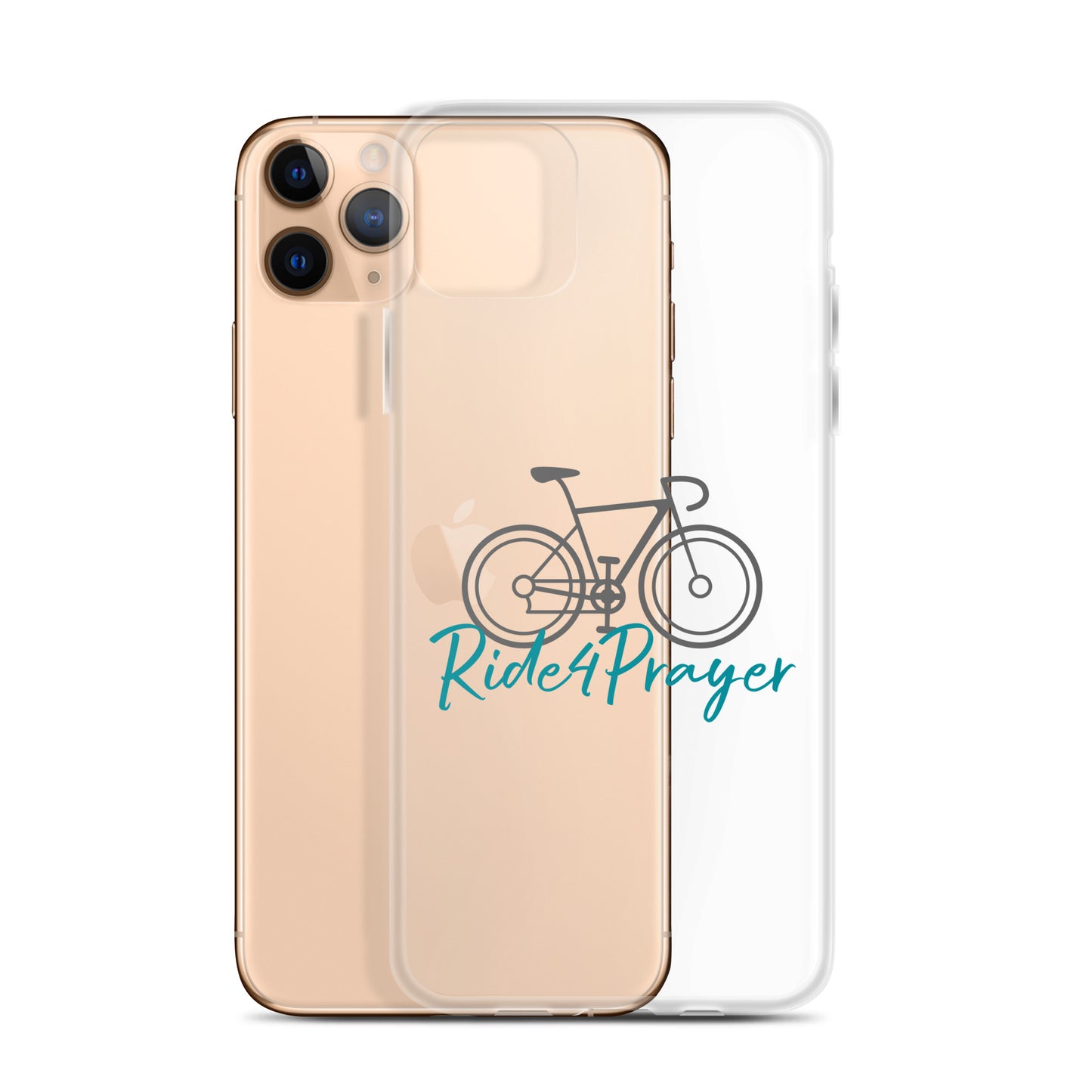 Ride4Prayer Bicycle Clear Case for iPhone®