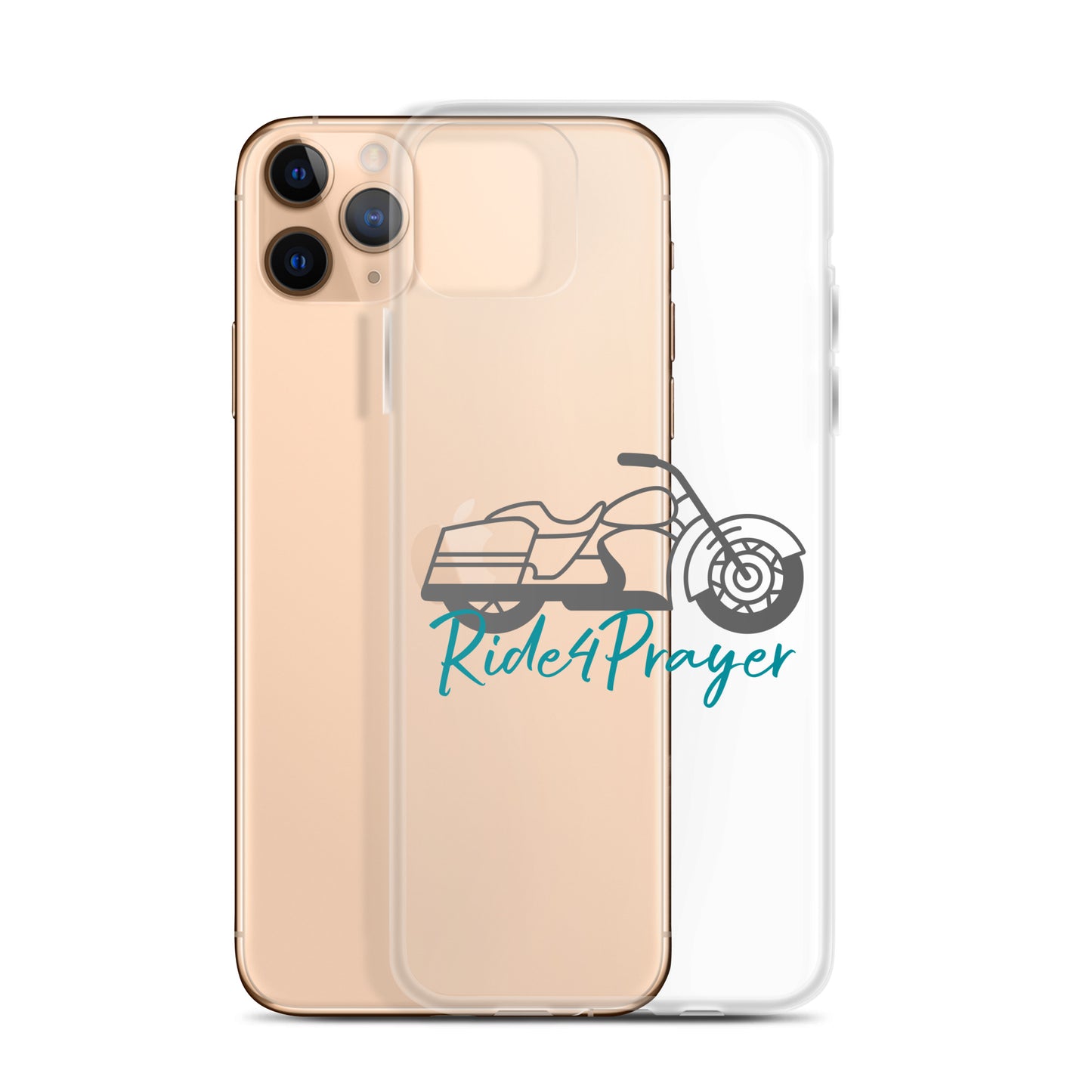 Ride4Prayer Motorcycle Clear Case for iPhone®