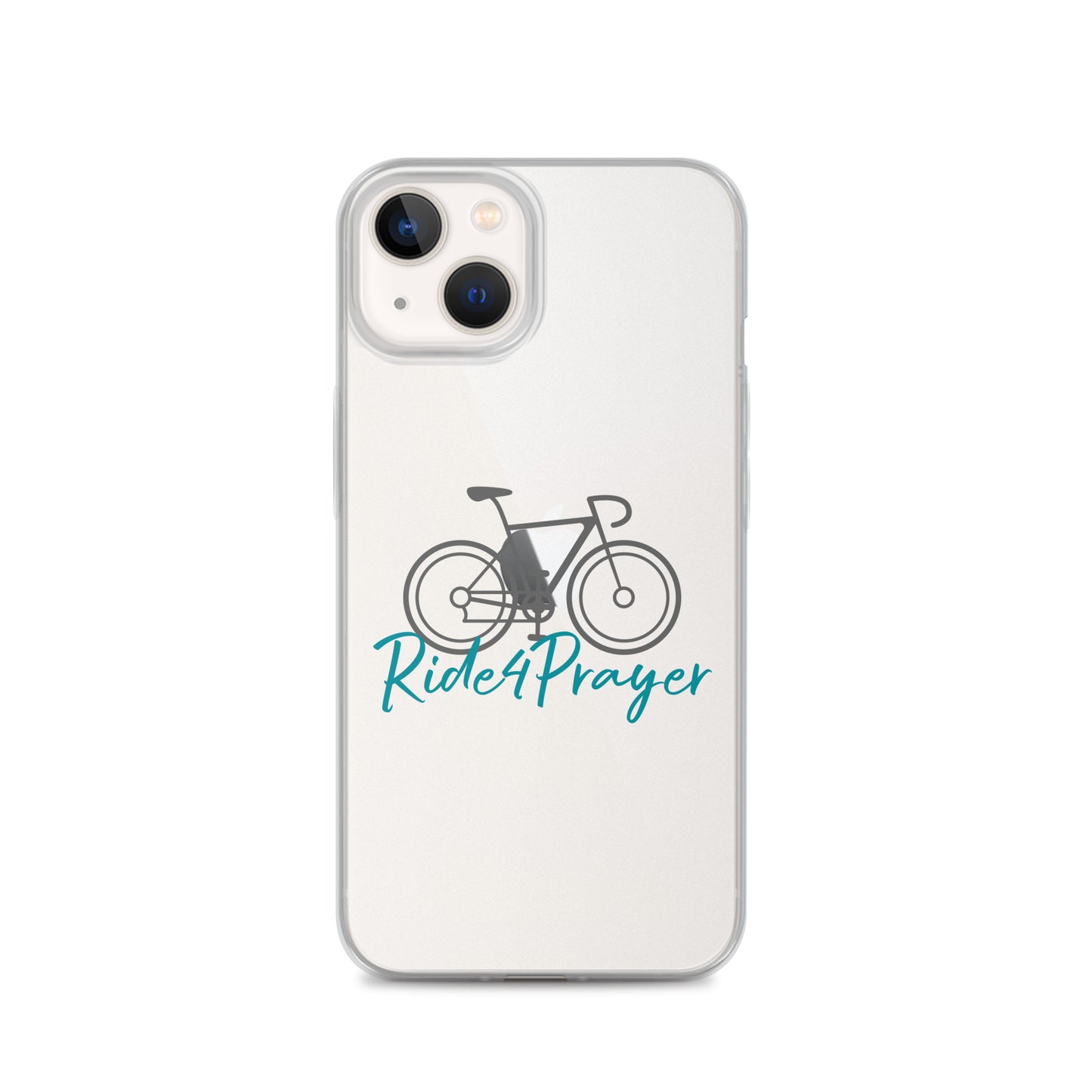 Ride4Prayer Bicycle Clear Case for iPhone®