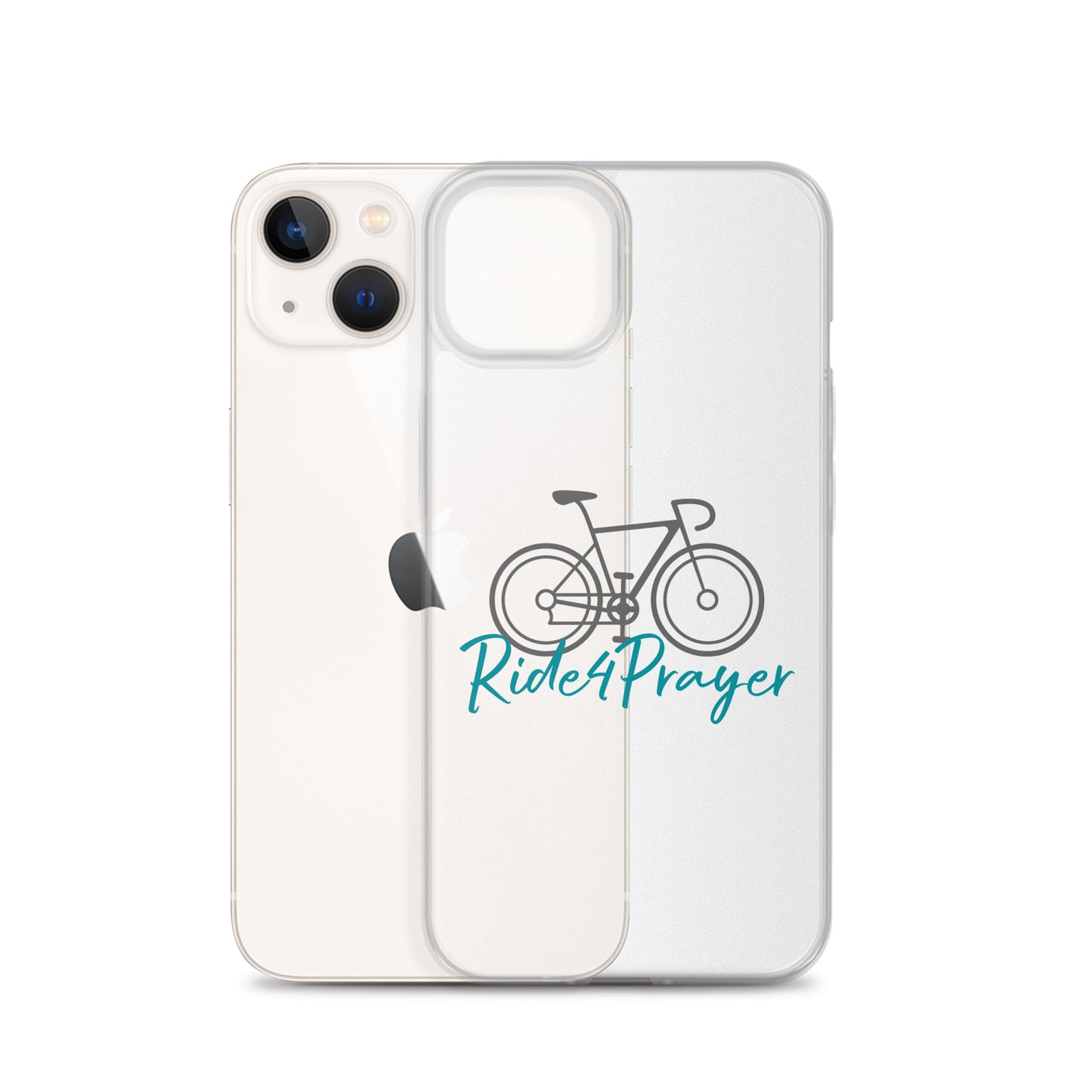 Ride4Prayer Bicycle Clear Case for iPhone®