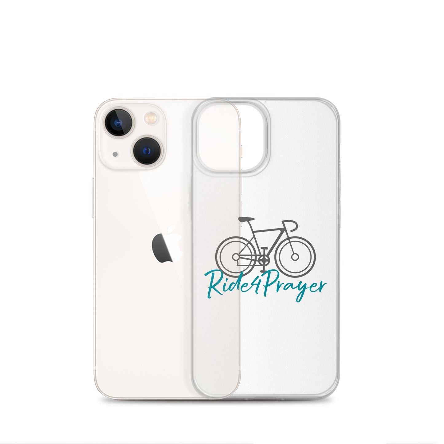 Ride4Prayer Bicycle Clear Case for iPhone®