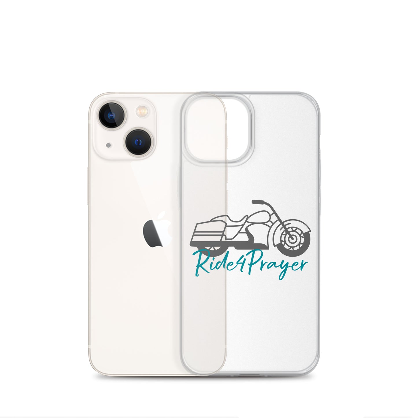 Ride4Prayer Motorcycle Clear Case for iPhone®