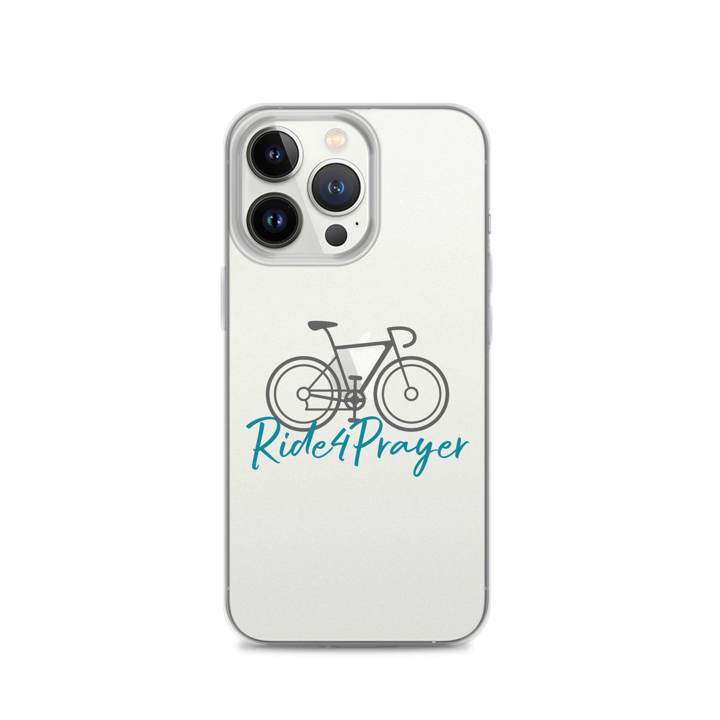 Ride4Prayer Bicycle Clear Case for iPhone®