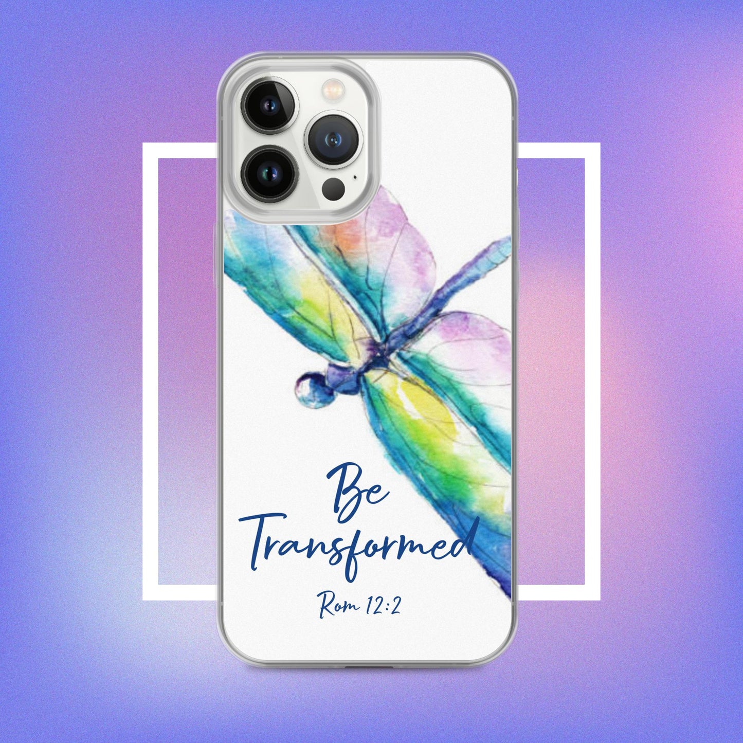 Be Transformed Rom 12:2 Clear Case for iPhone®