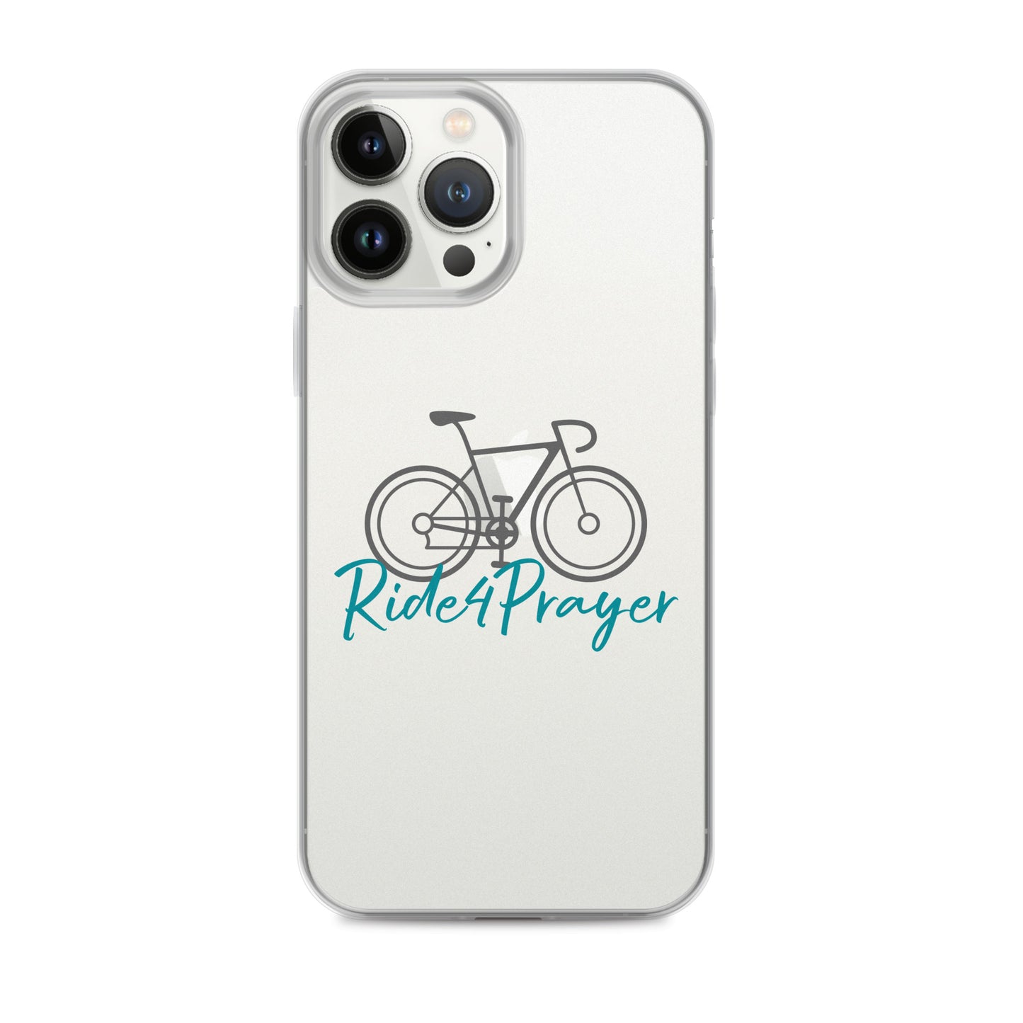 Ride4Prayer Bicycle Clear Case for iPhone®
