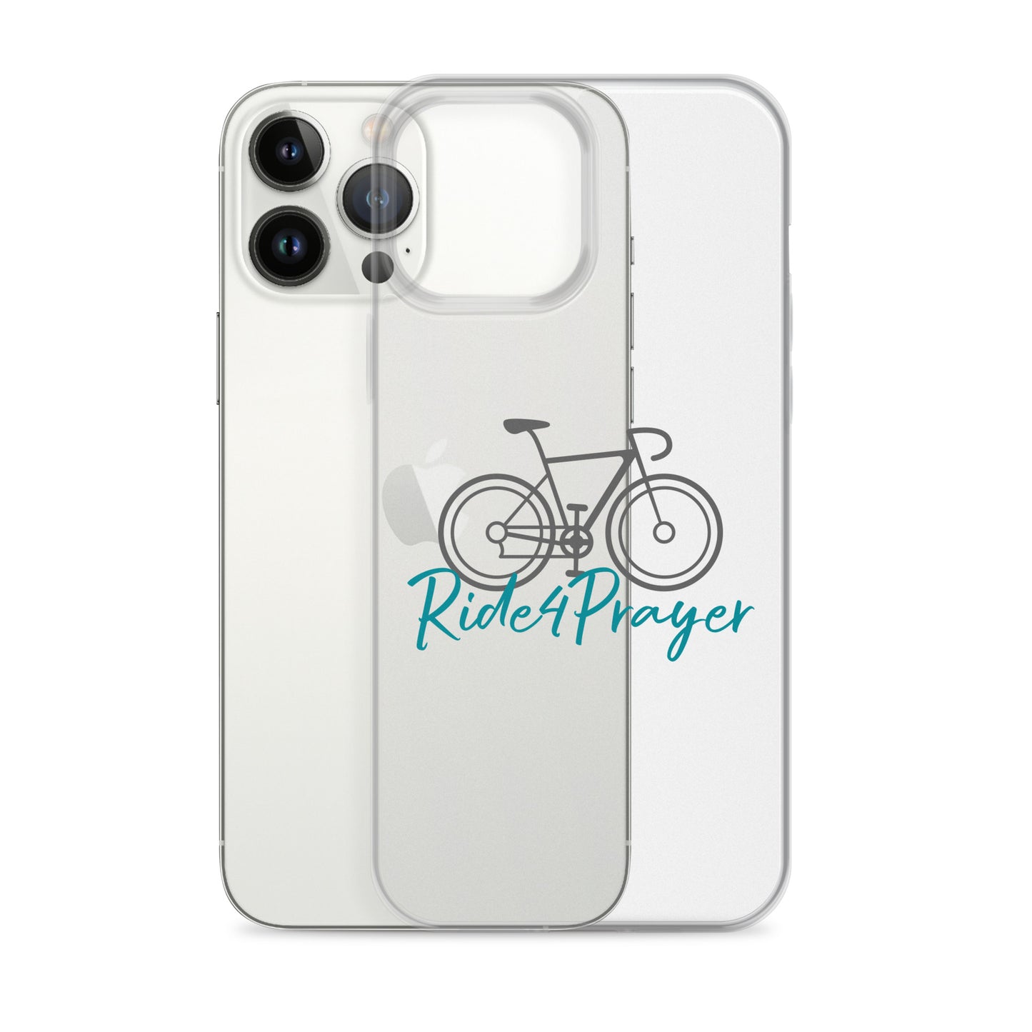 Ride4Prayer Bicycle Clear Case for iPhone®