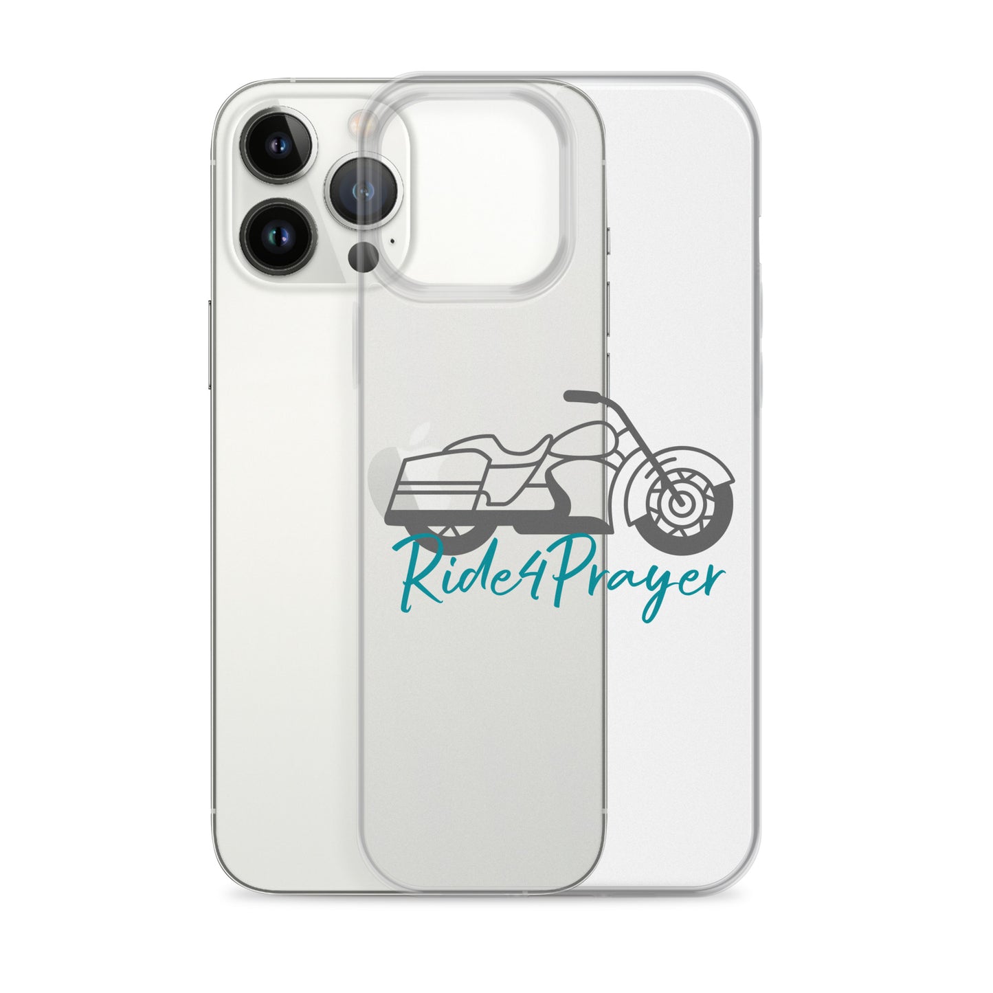 Ride4Prayer Motorcycle Clear Case for iPhone®
