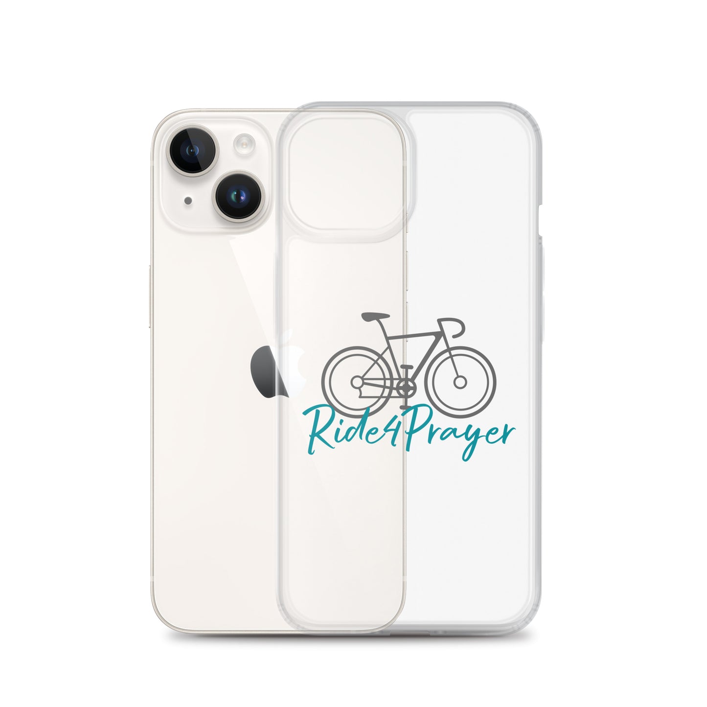 Ride4Prayer Bicycle Clear Case for iPhone®