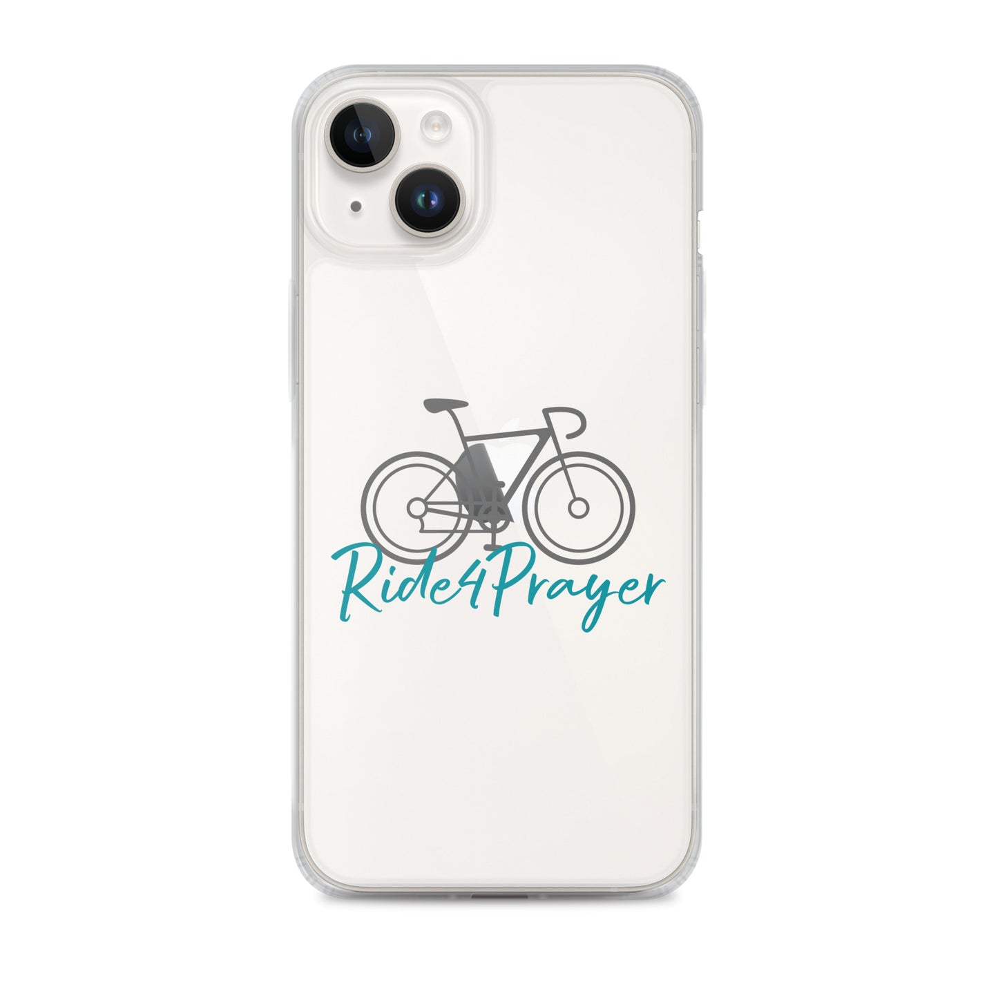 Ride4Prayer Bicycle Clear Case for iPhone®