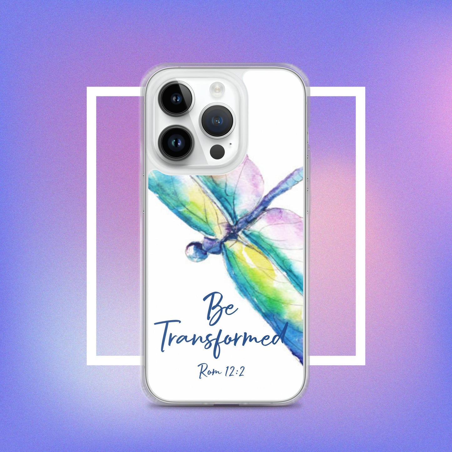 Be Transformed Rom 12:2 Clear Case for iPhone®