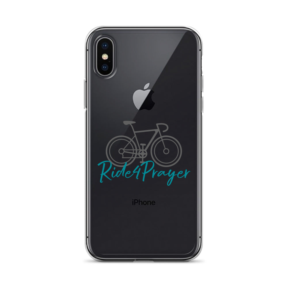 Ride4Prayer Bicycle Clear Case for iPhone®