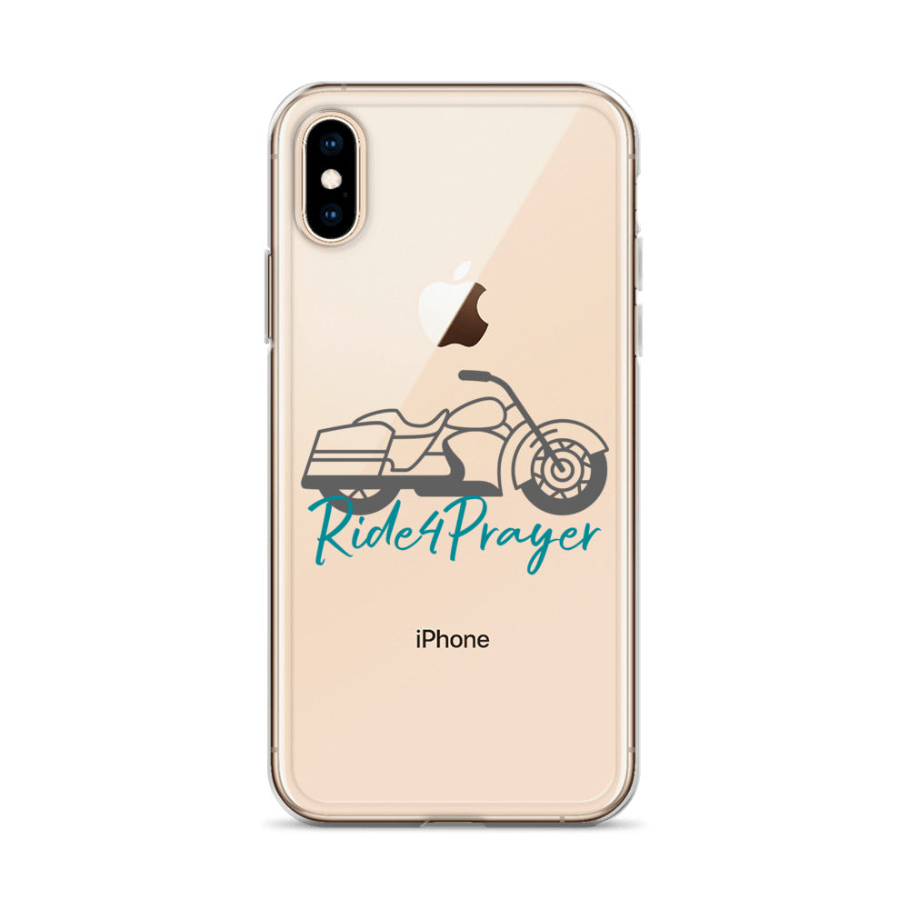 Ride4Prayer Motorcycle Clear Case for iPhone®