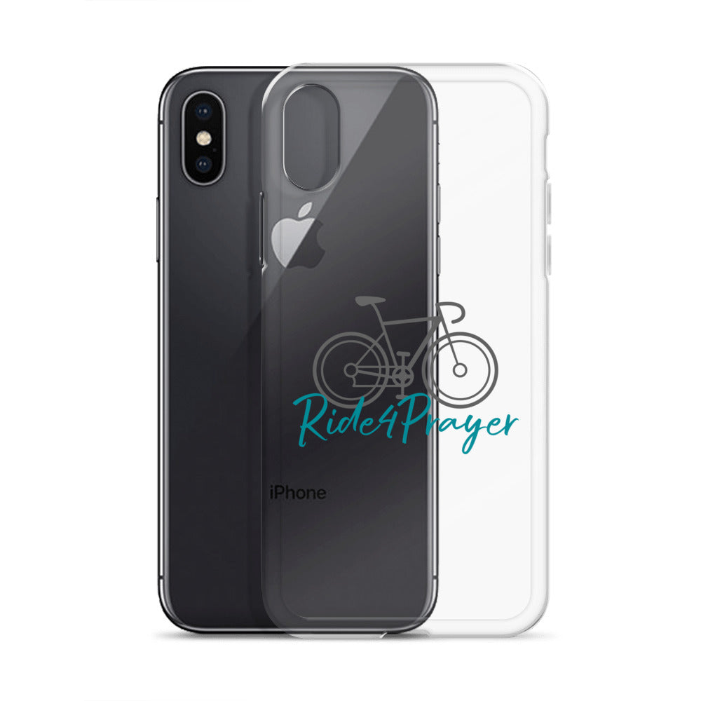 Ride4Prayer Bicycle Clear Case for iPhone®