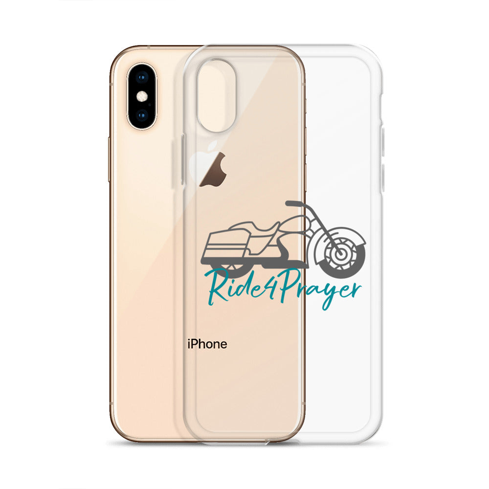 Ride4Prayer Motorcycle Clear Case for iPhone®