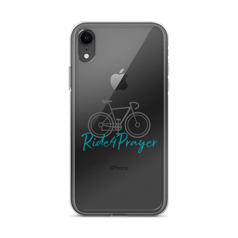 Ride4Prayer Bicycle Clear Case for iPhone®