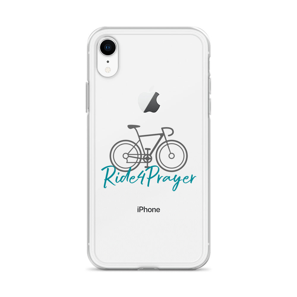 Ride4Prayer Bicycle Clear Case for iPhone®