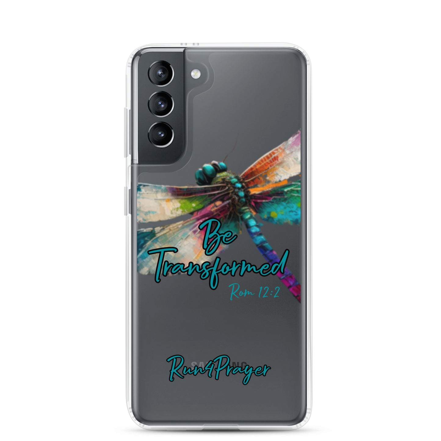 Be Transformed Rom 12:2 R4P Clear Case for Samsung®